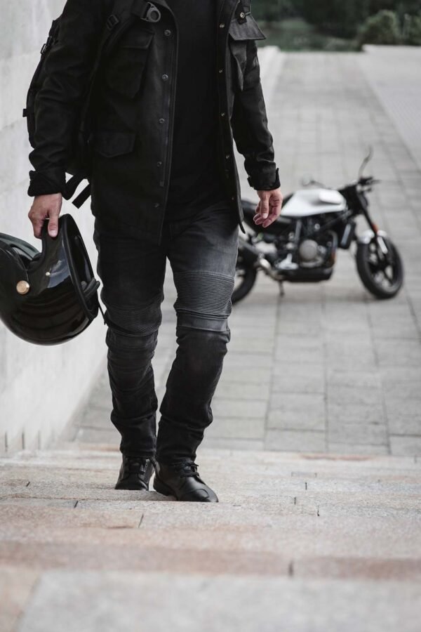 KARL DEVIL 9 – Motorcycle Jeans for Men Slim-Fit Cordura
