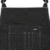 ALBERT APRON BLACK, Candiani Black Color Denim