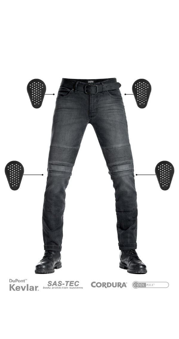KARL DEVIL 9 – Motorcycle Jeans for Men Slim-Fit Cordura