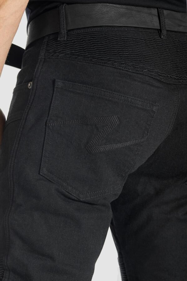 KARLDO SLIM BLACK – Motorcycle Jeans for Men Slim-Fit Cordura