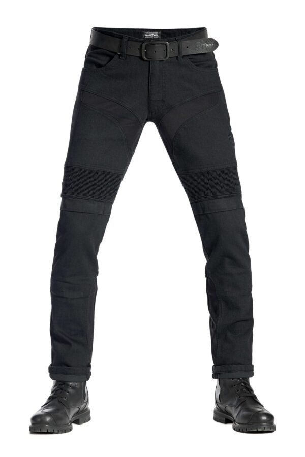 KARLDO SLIM BLACK – Motorcycle Jeans for Men Slim-Fit Cordura