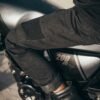 KARLDO SLIM BLACK – Motorcycle Jeans for Men Slim-Fit Cordura